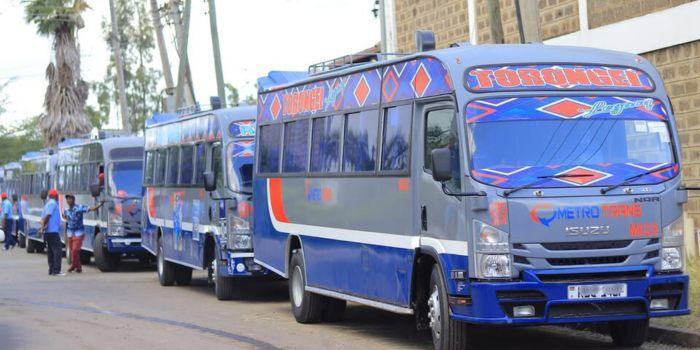 File image of buses of Metro Trans Limited.